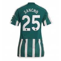 Dres Manchester United Jadon Sancho #25 Preč pre Ženy 2023-24 Krátky Rukáv